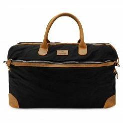 Budget 😍 Salt & Hide Tarpa | Black Canvas & Tan Leather Duffle Bag 👏 -Cheap BAGS FOR MEN Store 1 2 2b936fdc1366444ccf9911cd1a54b7b2