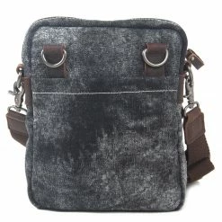 Best deal 🔔 Convey Cool gray & multicolor Canvas Shoulder Bag 👍 -Cheap BAGS FOR MEN Store 1 3 105
