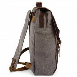 Best reviews of 🥰 Convey Graphite Canvas & Dark Brown Leather 🎒 Backpack 🧨 -Cheap BAGS FOR MEN Store 1 3 15 2 1