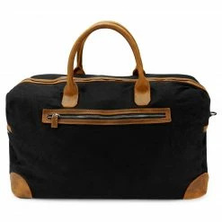 Budget 😍 Salt & Hide Tarpa | Black Canvas & Tan Leather Duffle Bag 👏 -Cheap BAGS FOR MEN Store 1 3 9c419408c8713fa7725f75f9dfdbf7a6