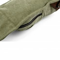 Best deal 🔔 Convey Army Green Canvas & Brown Leather Shoulder Bag ⌛ -Cheap BAGS FOR MEN Store 1 4 80