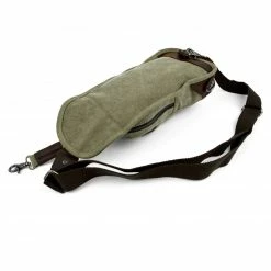Best deal 🔔 Convey Army Green Canvas & Brown Leather Shoulder Bag ⌛ -Cheap BAGS FOR MEN Store 1 5 54