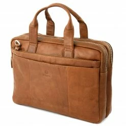 Cheapest ⌛ Lucleon California | Tan Leather Laptop Bag 😍