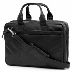 Discount 😍 Lucleon Montreal | Black Leather Laptop Bag ⌛ -Cheap BAGS FOR MEN Store 10 1 4 1 337