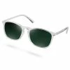 Buy 🧨 Waykins Wade | Clear & Forest Green Polarised Square 👓 Sunglasses 🥰