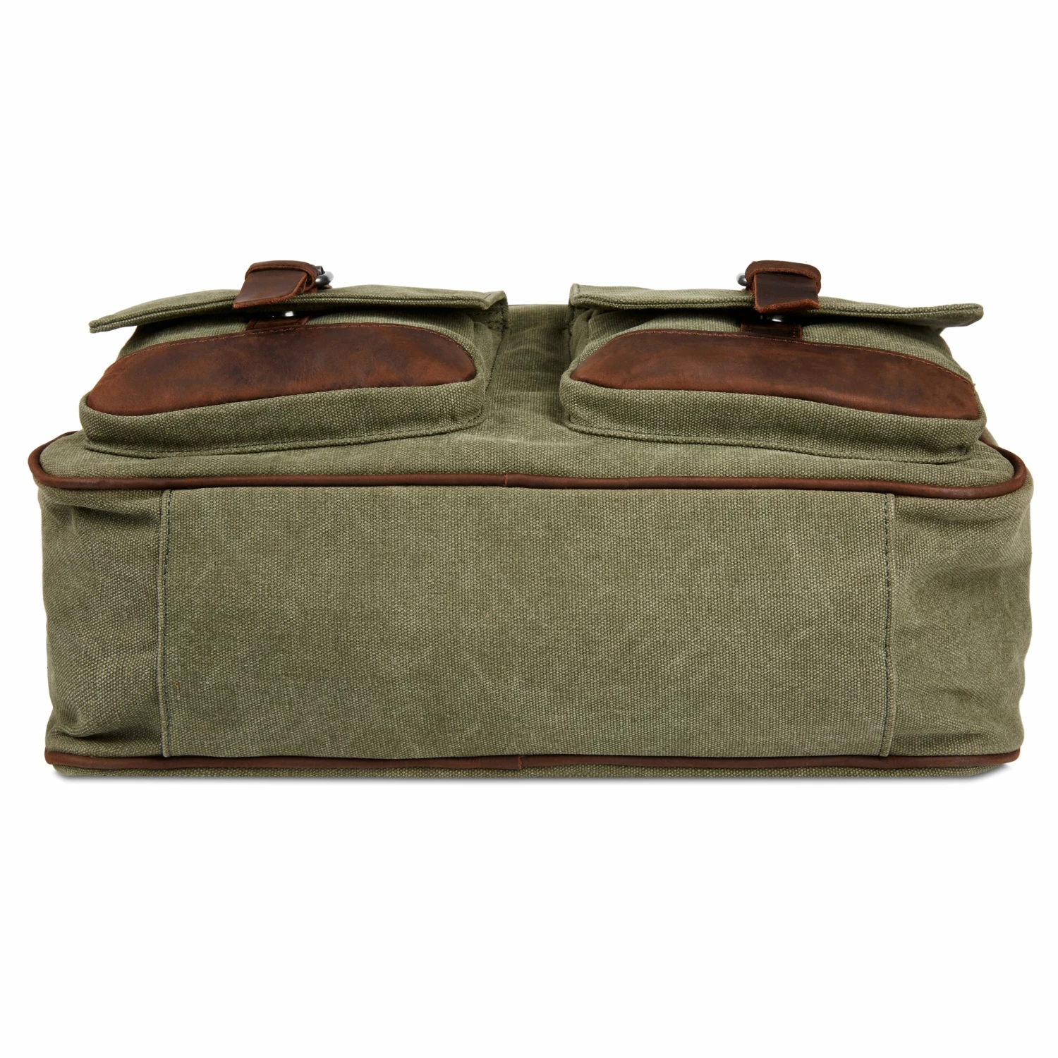 Wholesale ๐คฉ Salt & Hide Tarpa | Olive Green & Dark Brown Canvas Messenger Bag ๐ 6 Wholesale ๐คฉ Salt & Hide Tarpa | Olive Green & Dark Brown Canvas Messenger Bag ๐ - Image 6