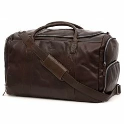Hot Sale 🧨 Lucleon Montreal | Large Dark Brown Leather Duffle Bag 👏 -Cheap BAGS FOR MEN Store 12 1 73 1 160