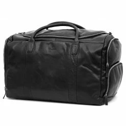 Discount 🎁 Lucleon Montreal | Large Black Leather Duffle Bag ⌛