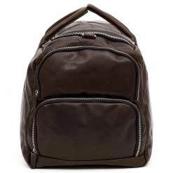Hot Sale 🧨 Lucleon Montreal | Large Dark Brown Leather Duffle Bag 👏 -Cheap BAGS FOR MEN Store 12 6 22
