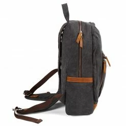 Best Pirce 🔔 Salt & Hide Tarpa | Graphite Canvas & Tan Leather 🎒 Backpack 😀 -Cheap BAGS FOR MEN Store 13 4 79 1 13