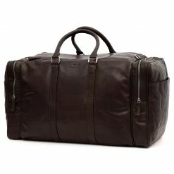 New 👏 Lucleon Montreal | Large Dark Brown Leather Weekend Bag 😀