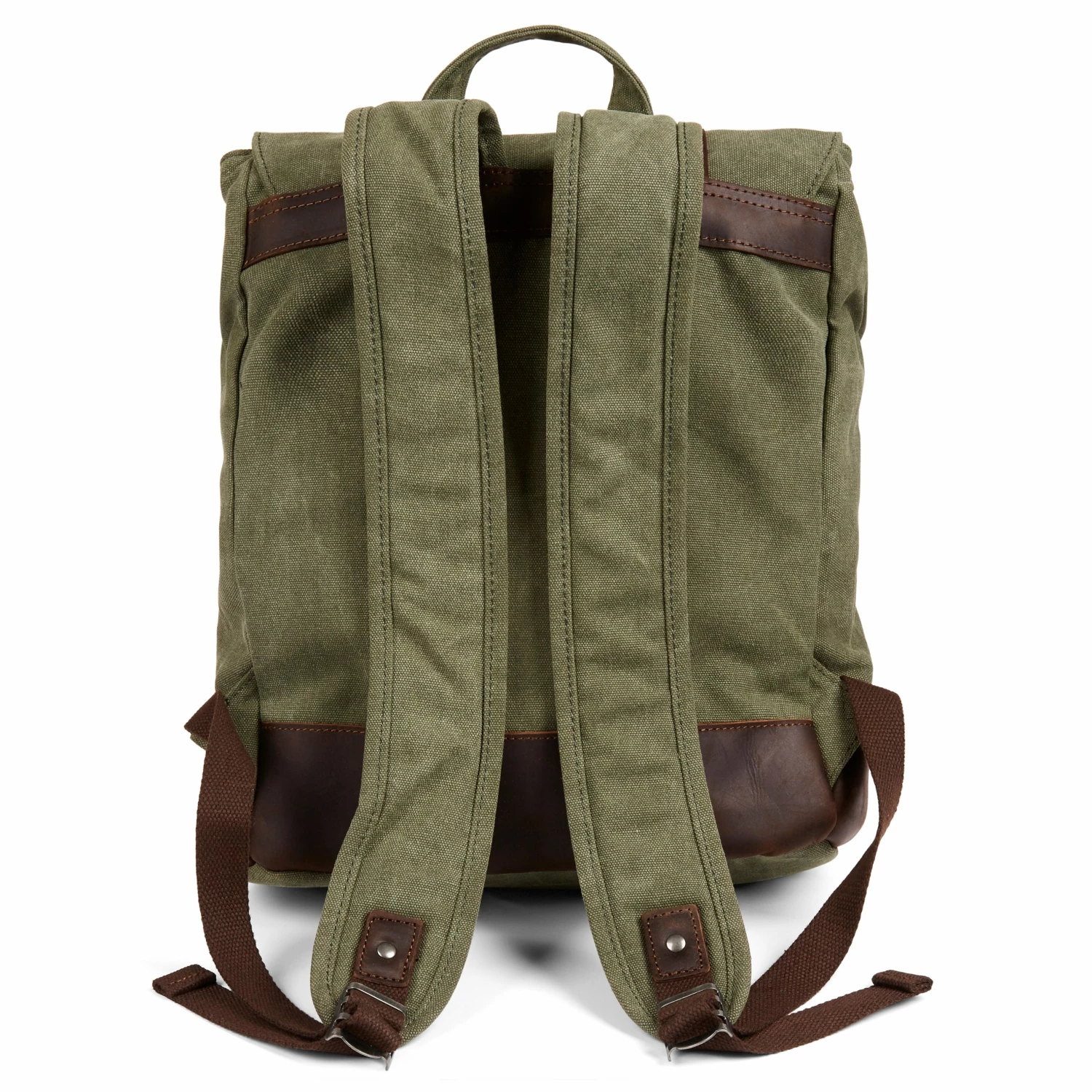 New β€οΈ Salt & Hide Tarpa | Olive Green Canvas & Dark Brown Leather π Backpack π 2 New β€οΈ Salt & Hide Tarpa | Olive Green Canvas & Dark Brown Leather π Backpack π - Image 2