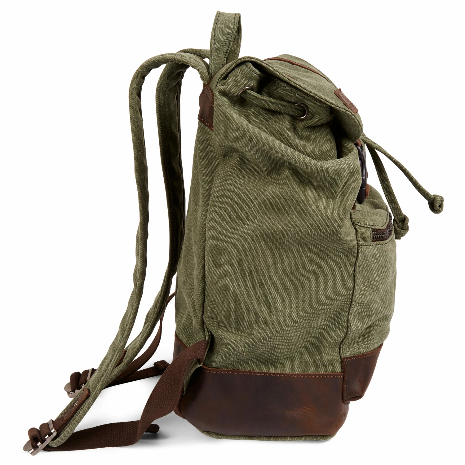 New β€οΈ Salt & Hide Tarpa | Olive Green Canvas & Dark Brown Leather π Backpack π 4 New β€οΈ Salt & Hide Tarpa | Olive Green Canvas & Dark Brown Leather π Backpack π - Image 4