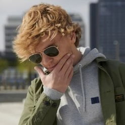 Wholesale ✨ Waykins Vista | Gold-Tone & Olive Green Aviator 👓 Sunglasses ✨ -Cheap BAGS FOR MEN Store 17931 1