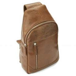 Deals 🤩 Lucleon California | Mini Tan Leather Sling Bag 🎉 -Cheap BAGS FOR MEN Store 19 5 copy 5