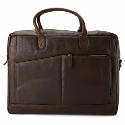 Top 10 🌟 Lucleon Montreal | Dark Brown Classic Leather Laptop Bag ✨ -Cheap BAGS FOR MEN Store 19750 03