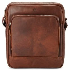 Cheapest ⌛ Lucleon Montreal | Classic Slim Tan Leather Reporter Bag 🧨 -Cheap BAGS FOR MEN Store 19754 03