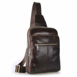Promo β Delton Bags Dark Brown Leather Shoulder Bag π
