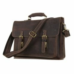 Brand new π Delton Bags Marlano Dark Brown Leather Case β¨
