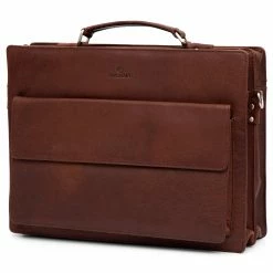 Cheapest π Lucleon Montreal | Compact Tan Leather Briefcase π