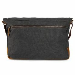 New ✔️ Salt & Hide Tarpa | Graphite Canvas & Tan Leather Laptop Bag 🔔 -Cheap BAGS FOR MEN Store 2 3 294