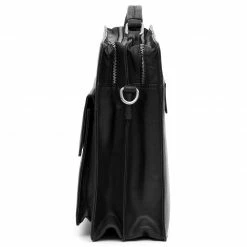 Cheapest 🤩 Lucleon Montreal | Compact Black Leather Briefcase 🔥 -Cheap BAGS FOR MEN Store 2 5 72