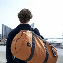 Coupon 🧨 Lazy Bear Foldable | Caramel Brown Duffle Bag ⭐ -Cheap BAGS FOR MEN Store 20221 square