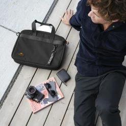 Promo 🔔 Lazy Bear Lewis | Black Laptop Bag 🎁 -Cheap BAGS FOR MEN Store 20223 1 square