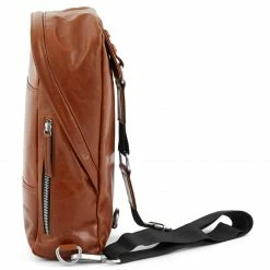 Promo 🔥 Lucleon Jasper | Tan Leather Cross Shoulder 🎒 Backpack 🥰 -Cheap BAGS FOR MEN Store 22 4 17 1