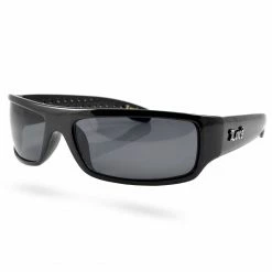 New ❤️ Locs Classic Black & Black Biker 👓 Sunglasses 😀