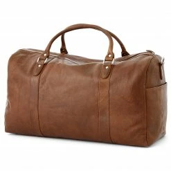 Wholesale ⭐ Lucleon California | Tan Leather Duffle Bag ⭐