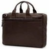 Cheap ✔️ Lucleon Montreal | XL Dark Brown Leather Laptop Bag ✨