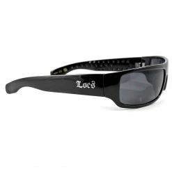 New ❤️ Locs Classic Black & Black Biker 👓 Sunglasses 😀 -Cheap BAGS FOR MEN Store 3 3 66