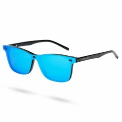 Outlet 🎉 Waykins Black & Blue Magnetic Clip-On 👓 Sunglasses 🛒