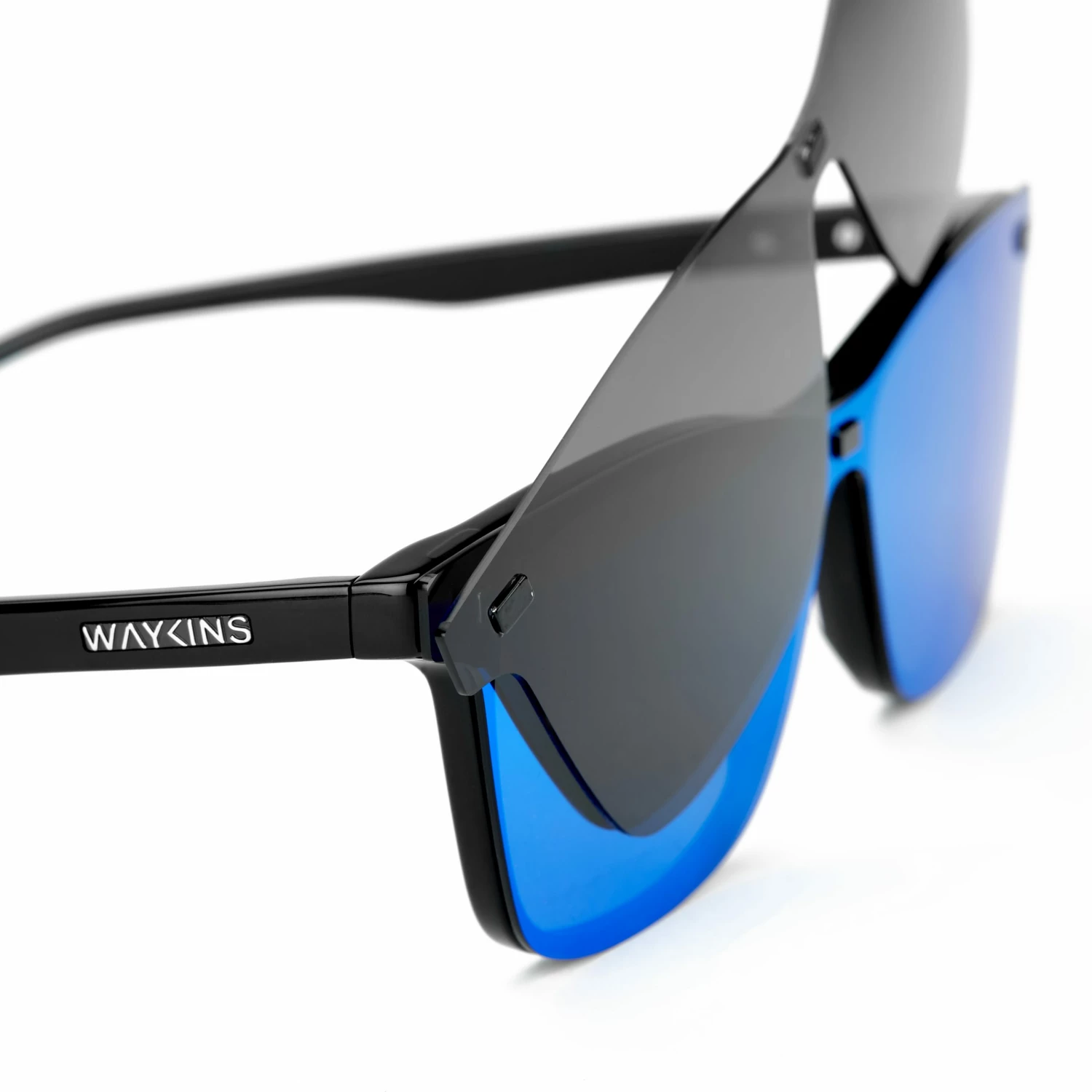 Outlet ๐ Waykins Black & Blue Magnetic Clip-On ๐ Sunglasses ๐ 2 Outlet ๐ Waykins Black & Blue Magnetic Clip-On ๐ Sunglasses ๐ - Image 2