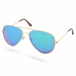 Cheap 💯 Paul Riley Gold-Tone & Iridescent Aviator 👓 Sunglasses ⭐