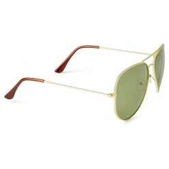New 👏 Paul Riley Gold-Tone & Green Aviator 👓 Sunglasses ⭐ -Cheap BAGS FOR MEN Store 38 3 copy