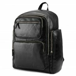 Cheapest β Lucleon California | Large Black Leather π Backpack π₯