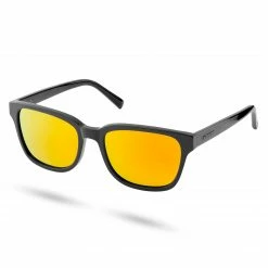 Best Sale 💯 Waykins Thea | Black & Mustard Yellow Polarised 👓 Sunglasses 😉