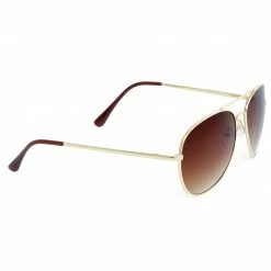 Flash Sale 🧨 Paul Riley Gold-Tone & Terracotta Aviator 👓 Sunglasses 🤩 -Cheap BAGS FOR MEN Store 53 3 3