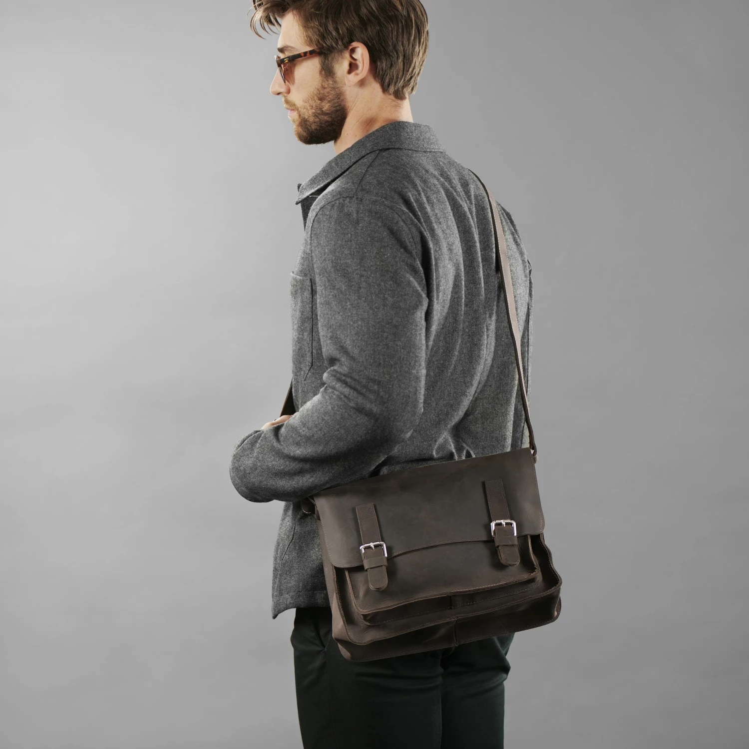 Discount 🛒 Delton Bags Slick Brown Leather Briefcase 🥰 4 Discount 🛒 Delton Bags Slick Brown Leather Briefcase 🥰 - Image 4