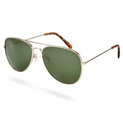 Wholesale ✨ Waykins Vista | Gold-Tone & Olive Green Aviator 👓 Sunglasses ✨