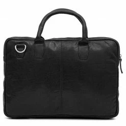 Discount 👍 Lucleon Montreal | Slim 13' Executive Black Leather Bag 🔥 -Cheap BAGS FOR MEN Store 6 4 90