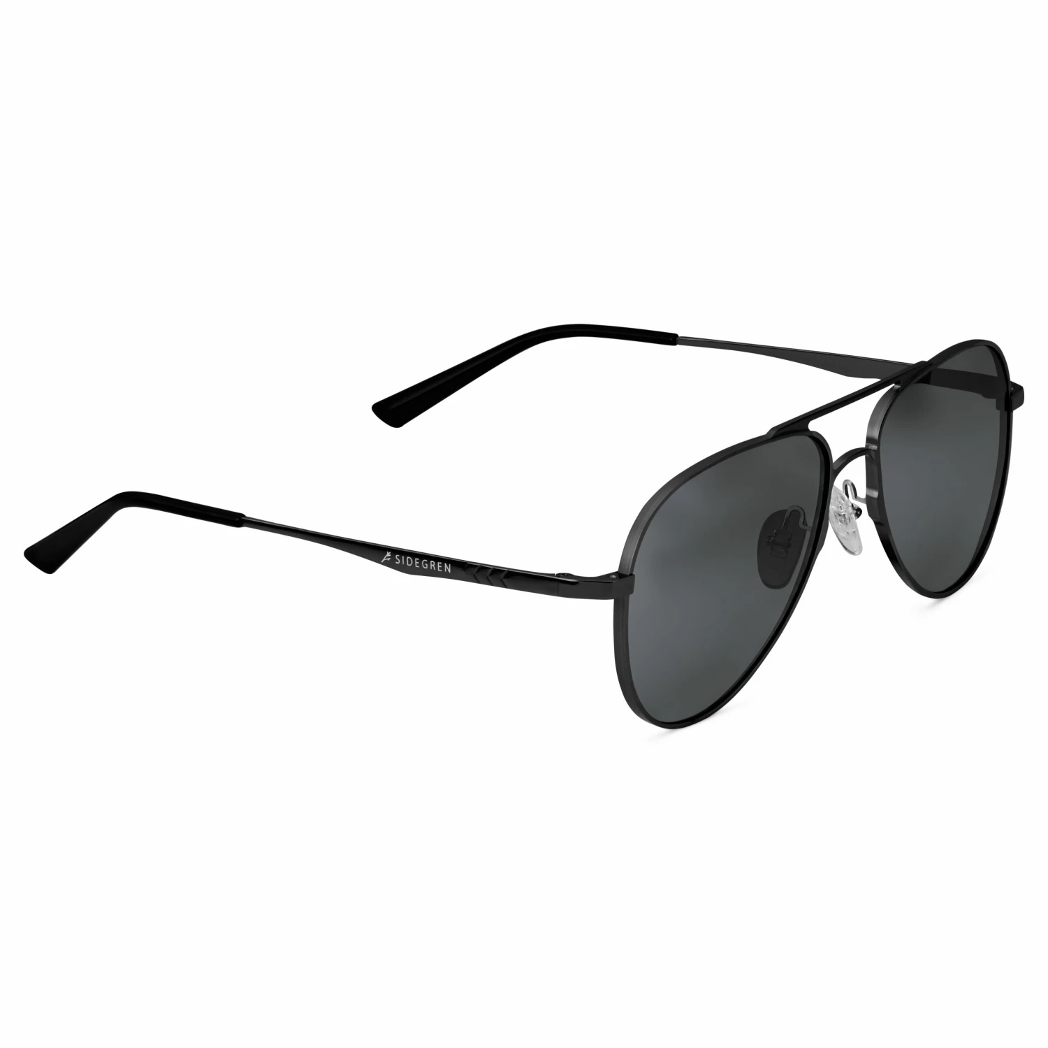 Hot Sale π Sidegren Black Polarised Titanium Aviator π Sunglasses π 3 Hot Sale π Sidegren Black Polarised Titanium Aviator π Sunglasses π - Image 3