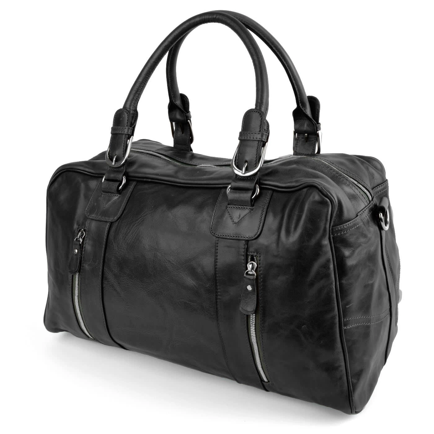 Flash Sale π Delton Bags Black Weekend/Sports Leather Bag π 1 Flash Sale π Delton Bags Black Weekend/Sports Leather Bag π