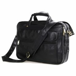 Flash Sale ⌛ Delton Bags Black Leather Briefcase ✔️ -Cheap BAGS FOR MEN Store 7146A 2