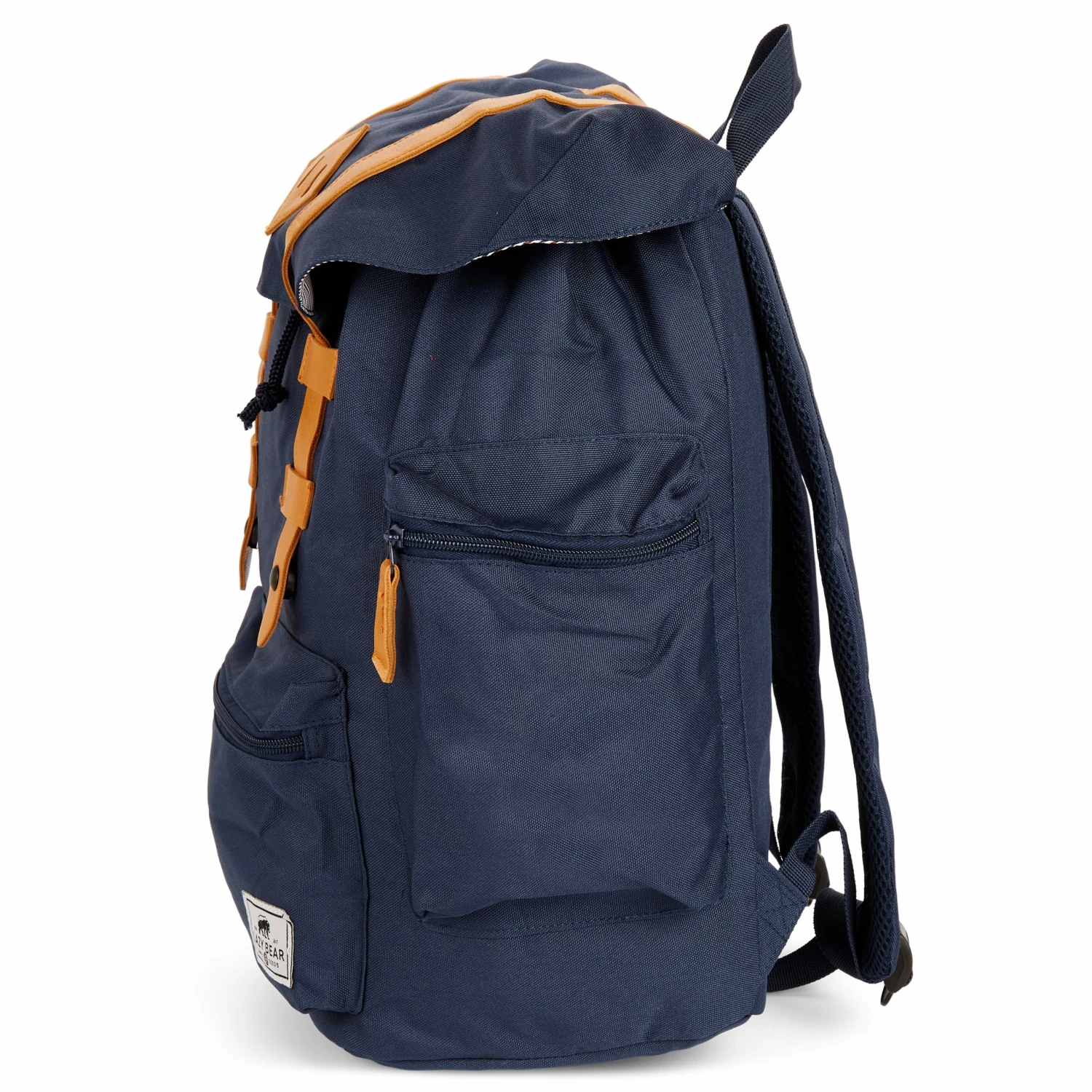 Brand new π Lazy Bear Lewis | Navy Blue Polyester & Faux Leather Adventure π Backpack π― 3 Brand new π Lazy Bear Lewis | Navy Blue Polyester & Faux Leather Adventure π Backpack π― - Image 3