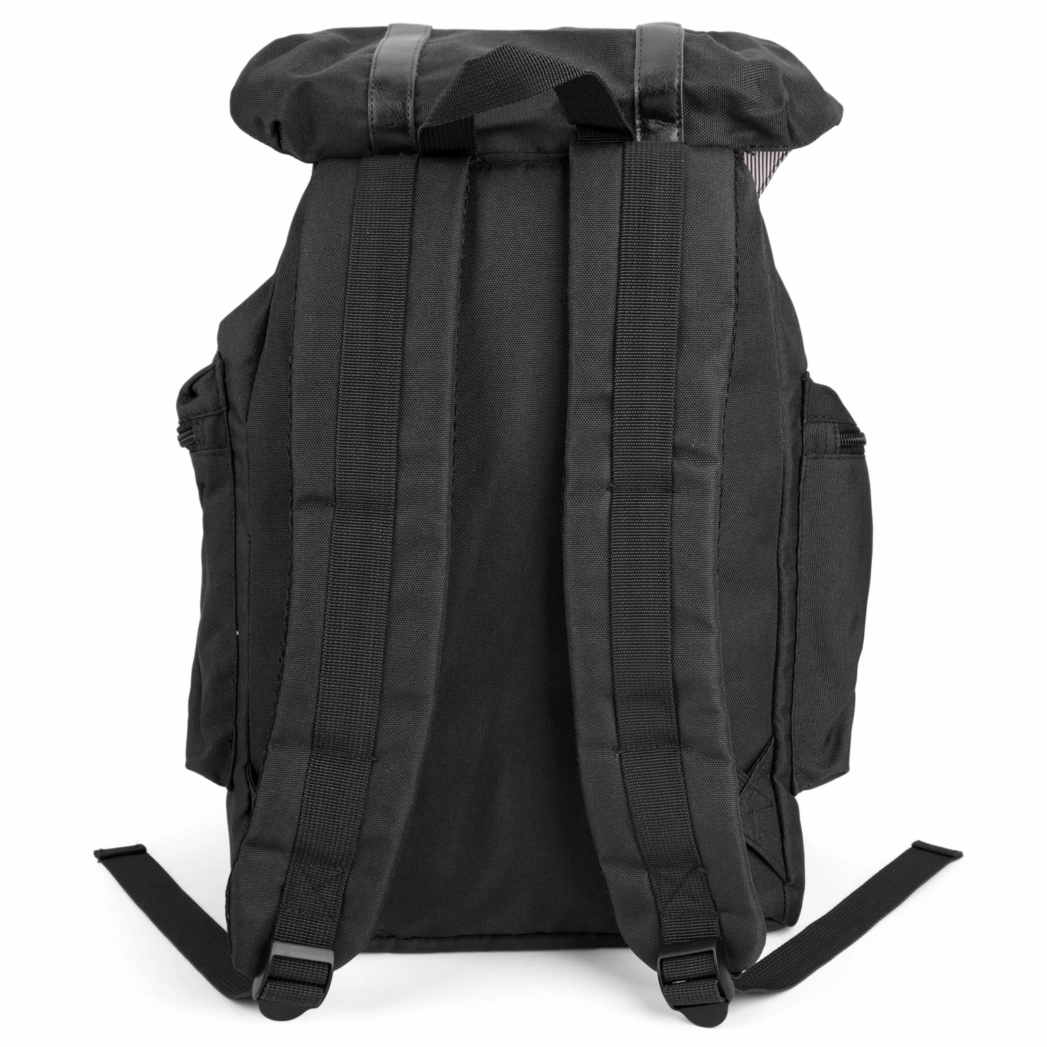 Discount โค๏ธ Lazy Bear Lewis | Black Polyester & Faux Leather Adventure ๐ Backpack ๐ 6 Discount โค๏ธ Lazy Bear Lewis | Black Polyester & Faux Leather Adventure ๐ Backpack ๐ - Image 6