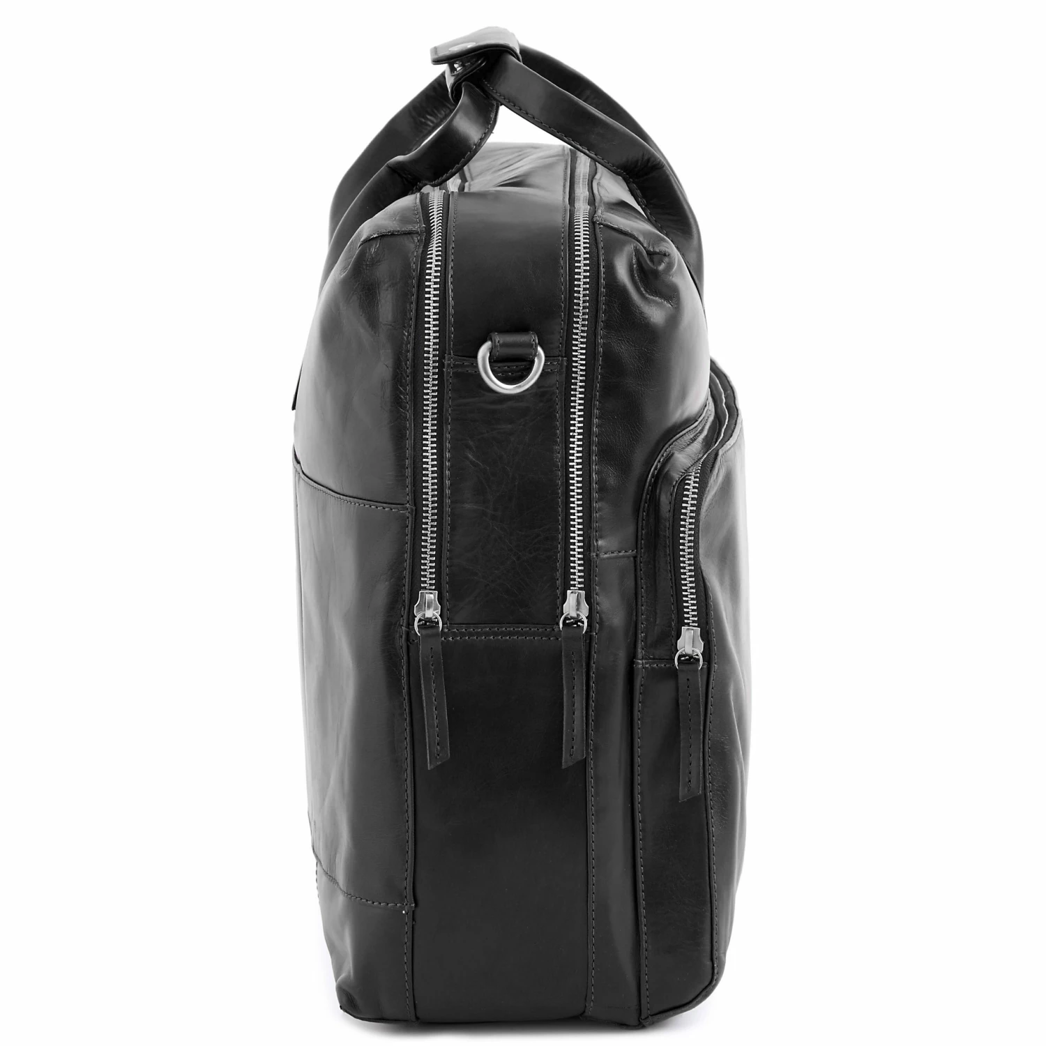 Deals π Lucleon Jasper | Large Black Leather Shoulder Bag π 6 Deals π Lucleon Jasper | Large Black Leather Shoulder Bag π - Image 6