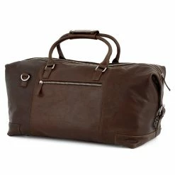 New π₯ Lucleon California | Dark Brown Leather Weekend Bag βοΈ